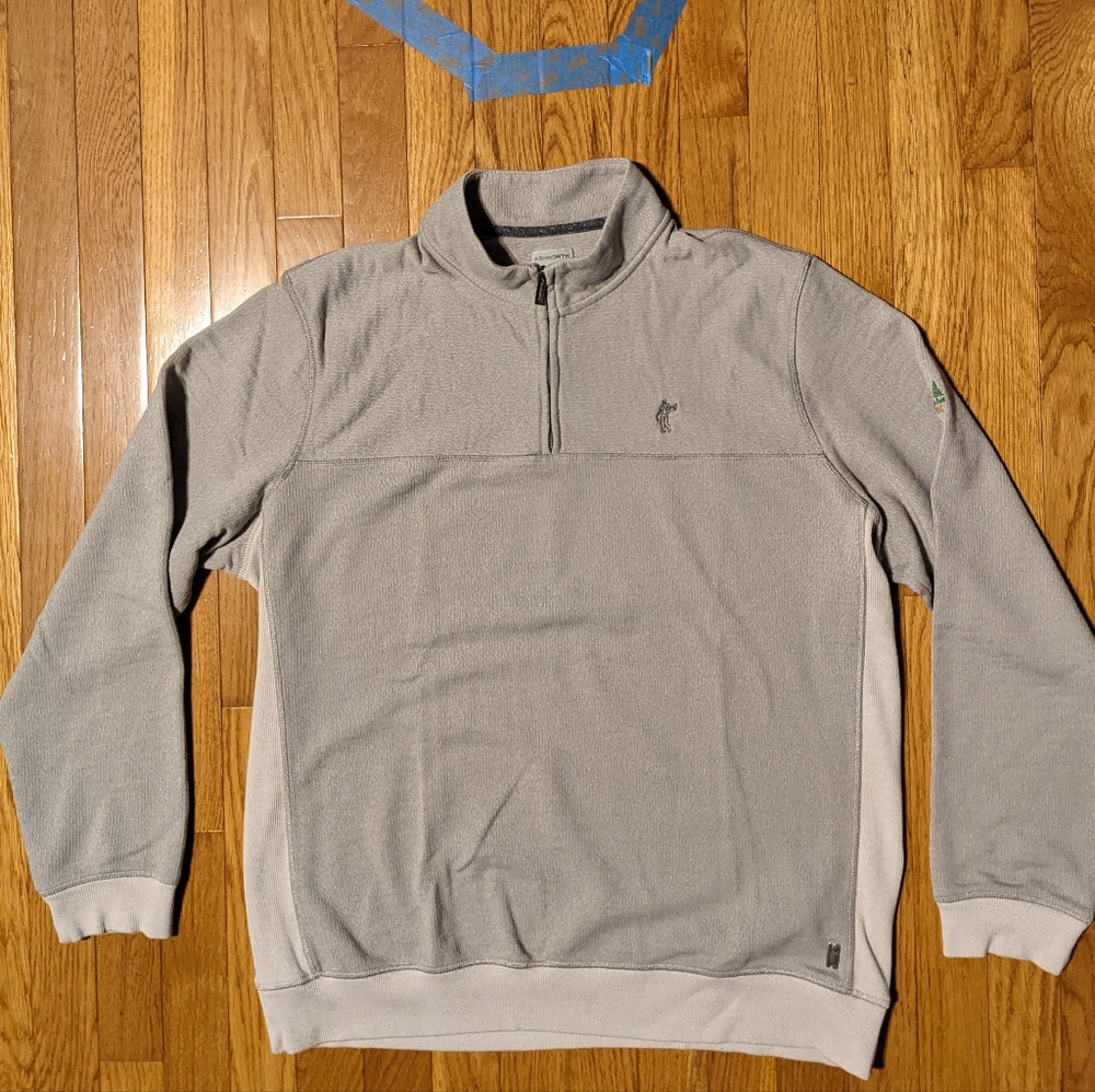 Ashworth Golf Men's 1/4 Zip Size Large Grey
